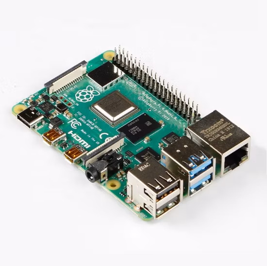 Оригинальный Raspberry Pi 4 Model B с тактовой частотой 1,5 ГГц и оперативной памятью 2/4/8 ГБ, произведенный в Великобритании.