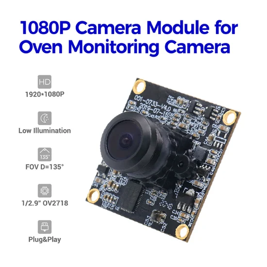 Full HD 1080P 30 кадров в секунду Ov2718 Широкоугольный модуль USB-камеры с фиксированным фокусом при слабом освещении для камеры умной домашней духовки